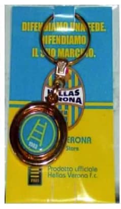 portachiavi girevole dorato hellas verona portachiavi girevole dorato hellas verona