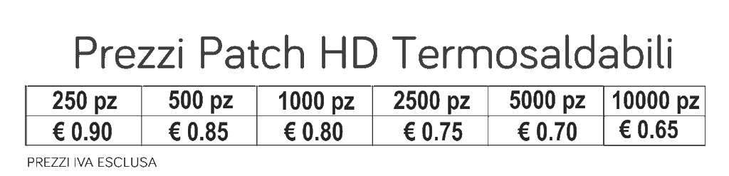 patch hd termosaldabili patch hd termosaldabili