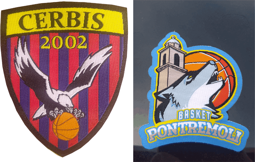 toppe ricamate personalizzate per squadre basket con logo toppe ricamate personalizzate per squadre basket