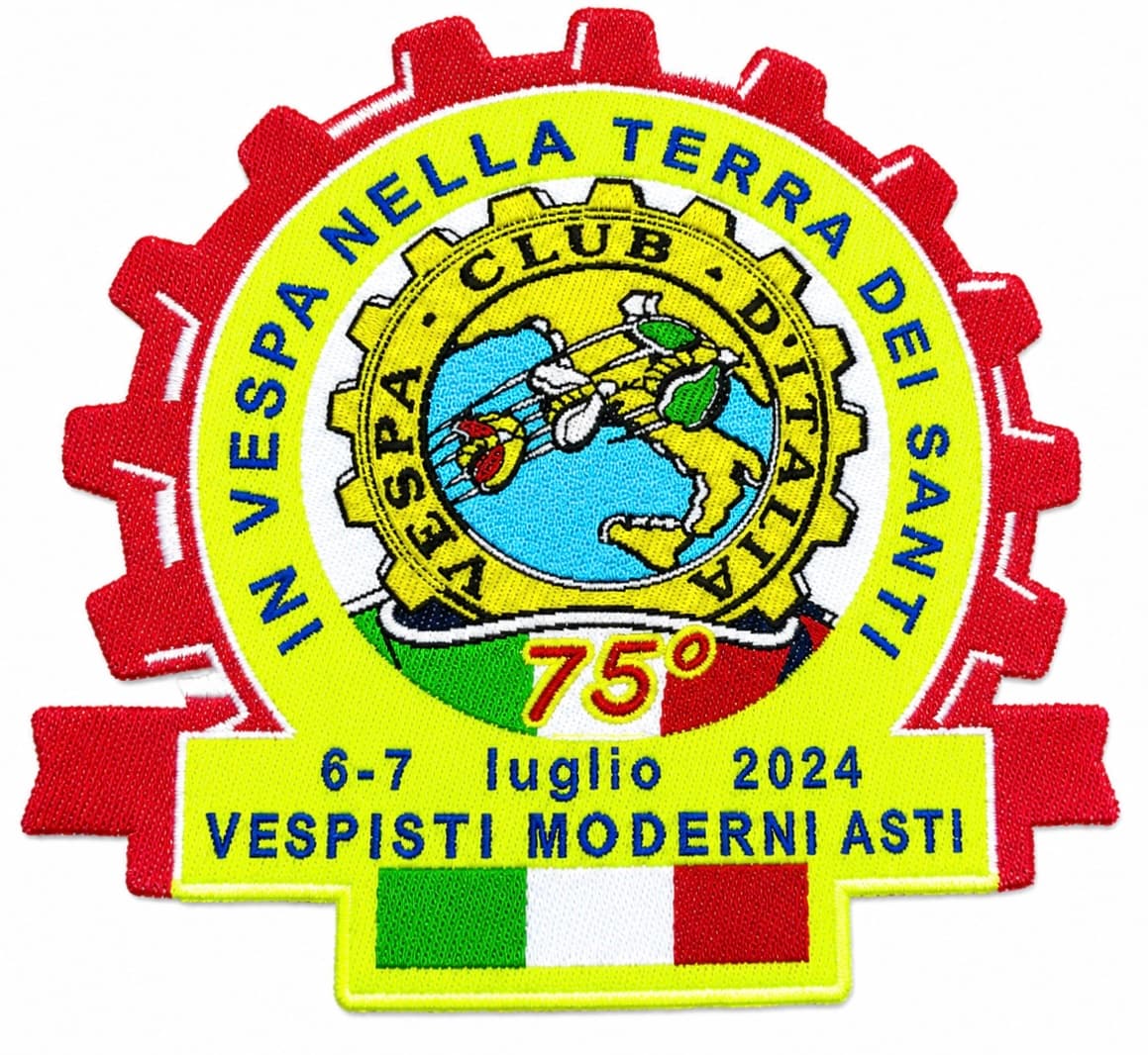 patch per motoclub VESPISTI GIALLA patch per motoclub VESPISTI