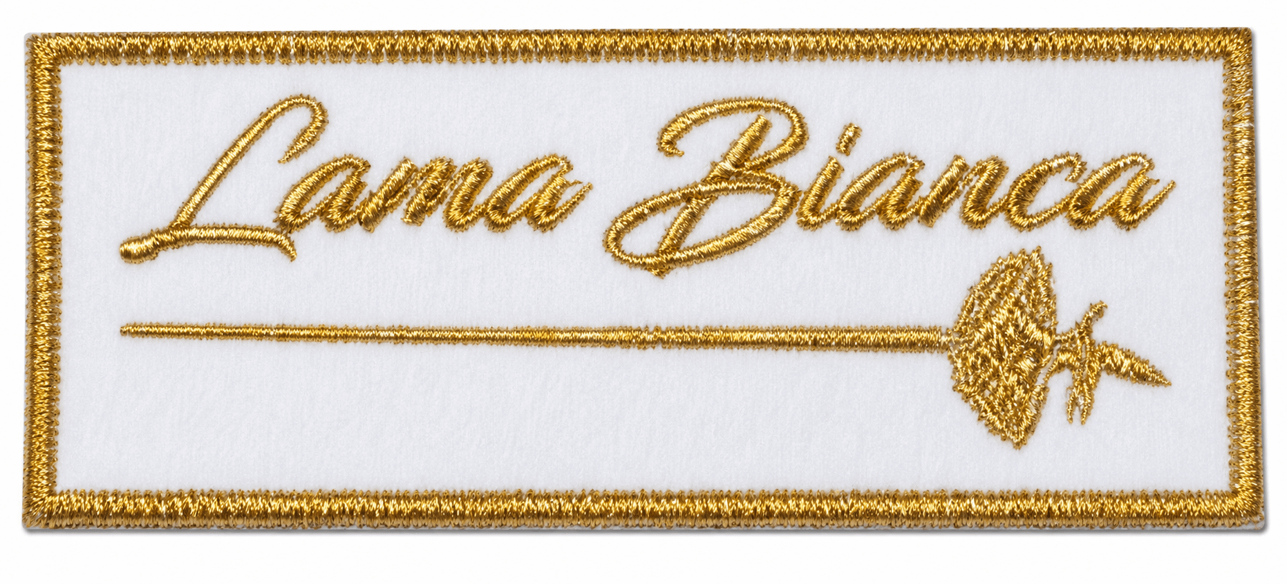 patch lama oro bianca personalizzata patch lama oro bianca