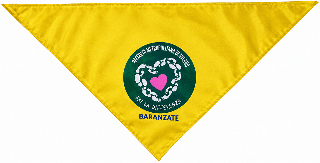 Foulard in Tessuto Riciclato Baranzate Personalizzato Foulard in Tessuto Riciclato Baranzate