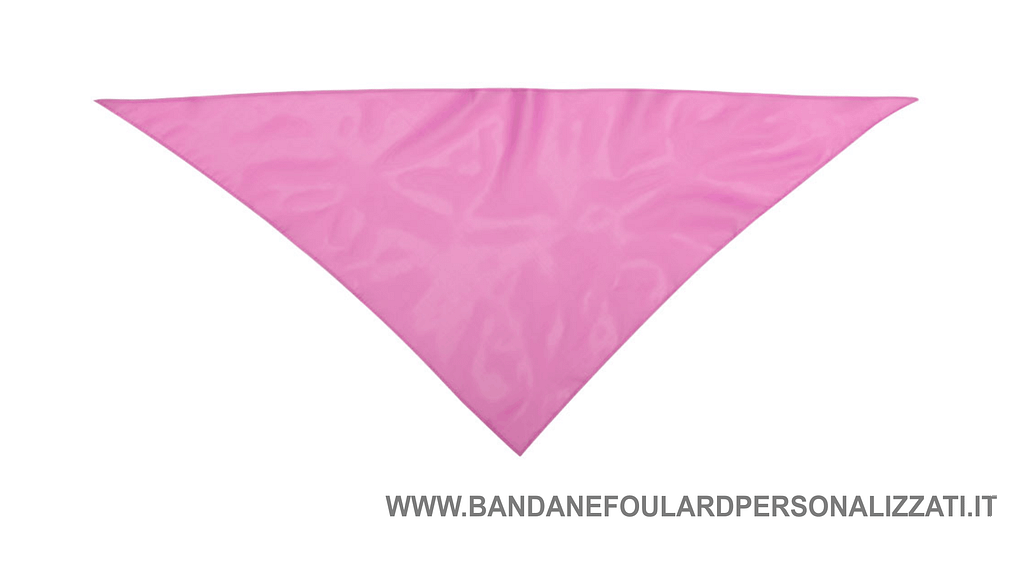 Foulard triangolare rosa Foulard rosa