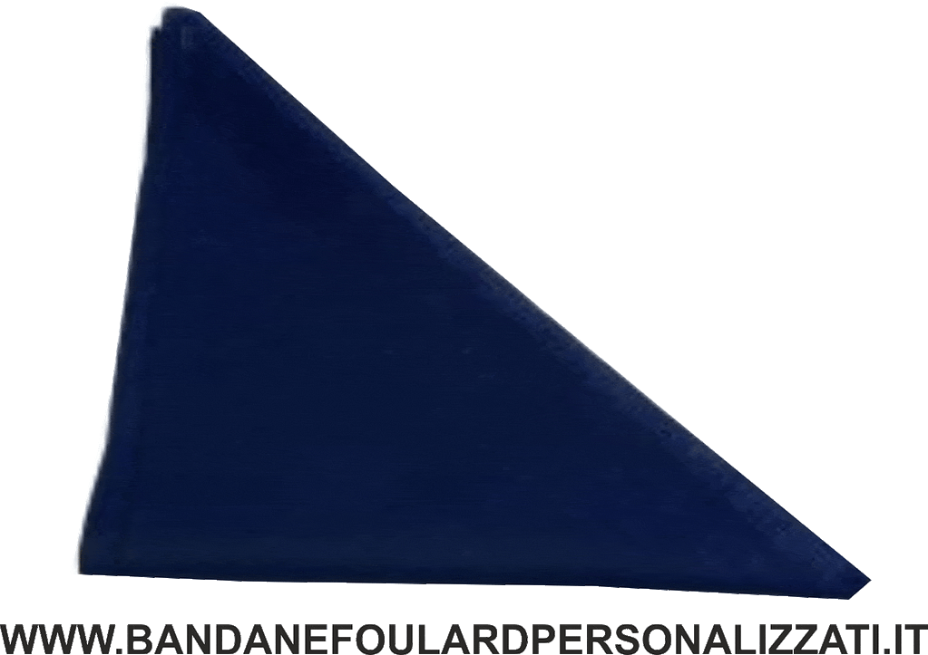 Bandane economiche triangolari blu Bandane economiche blu