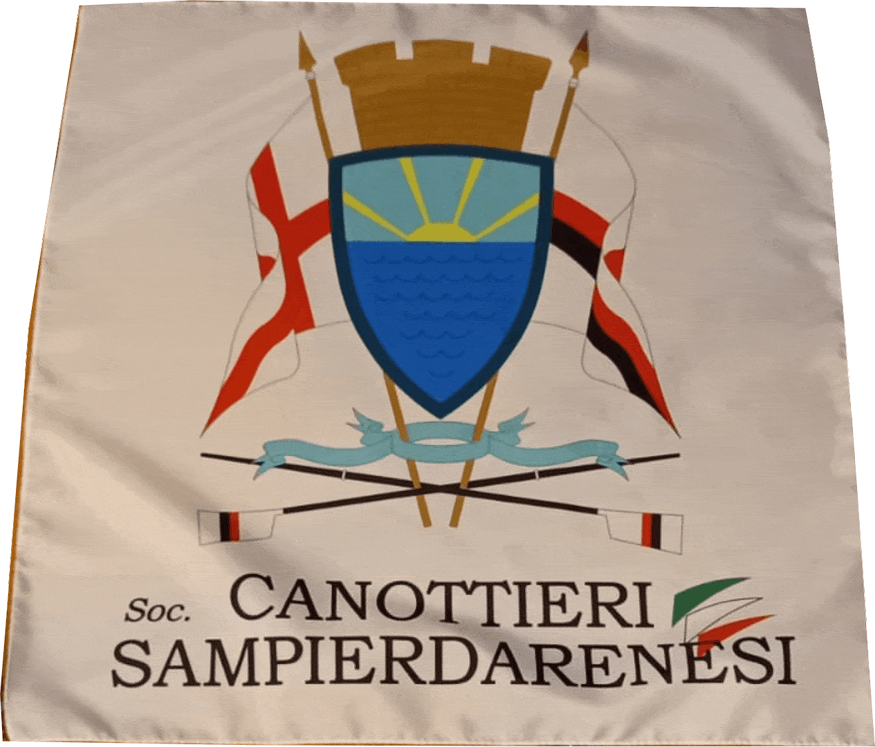 FOULARDS QUADRATI PERSONALIZZATI canottieri sampierdarenesi FOULARDS QUADRATI PERSONALIZZATI sampierdarenesi