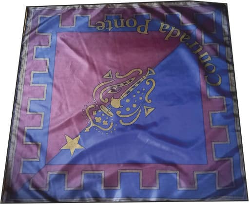 Foulard Quadrato Contrada Ponte personalizzato Foulard Quadrato Contrada Ponte