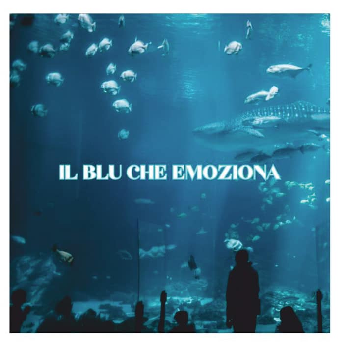 Foulard con Foto il Blu che Emoziona Personalizzato Foulard con Foto il Blu che Emoziona