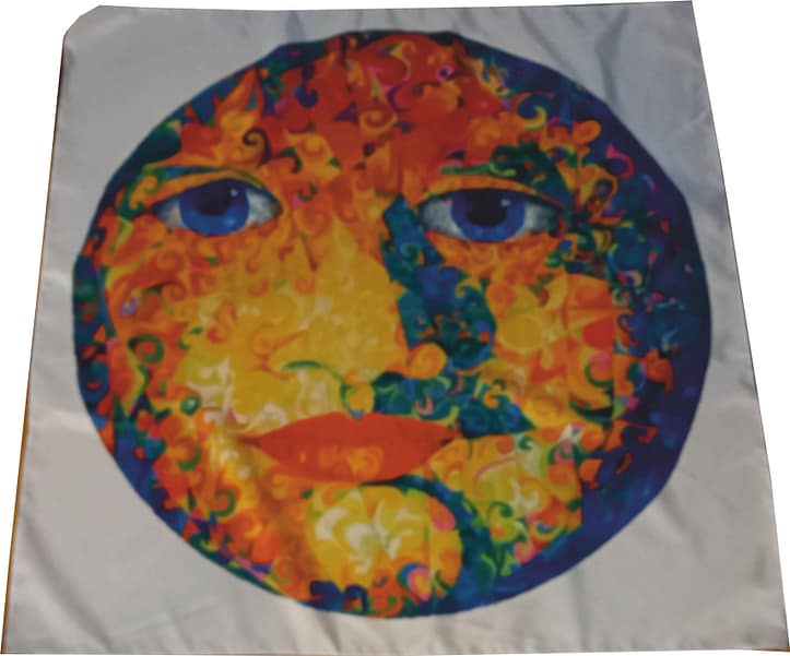 Foulard per artisti Luna Personalizzato Foulard per artisti Luna