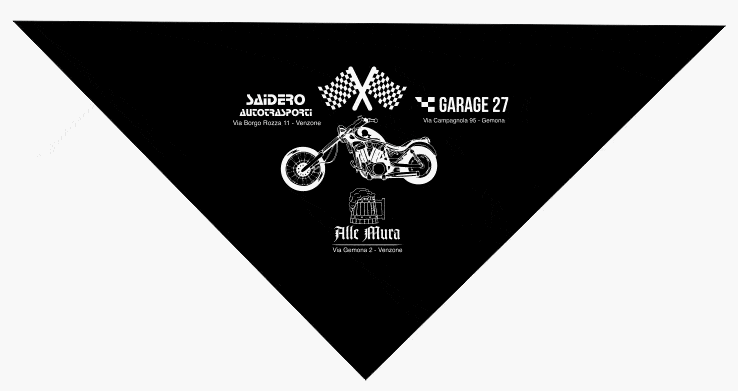Lavori svolti foulard personalizzati moto club Lavori svolti foulard moto club