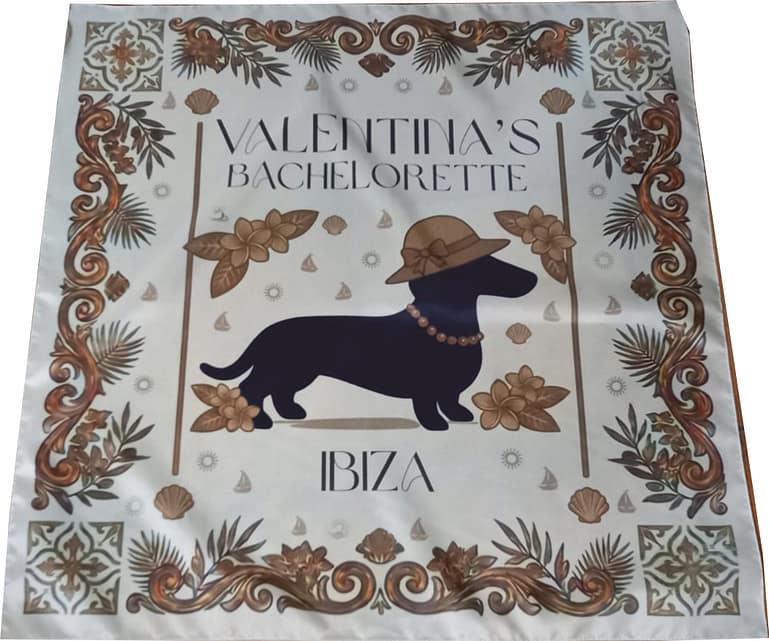 Foulard Grande Personalizzato Addio al Celibato Personalizzato Foulard Grande Personalizzato Addio al Celibato