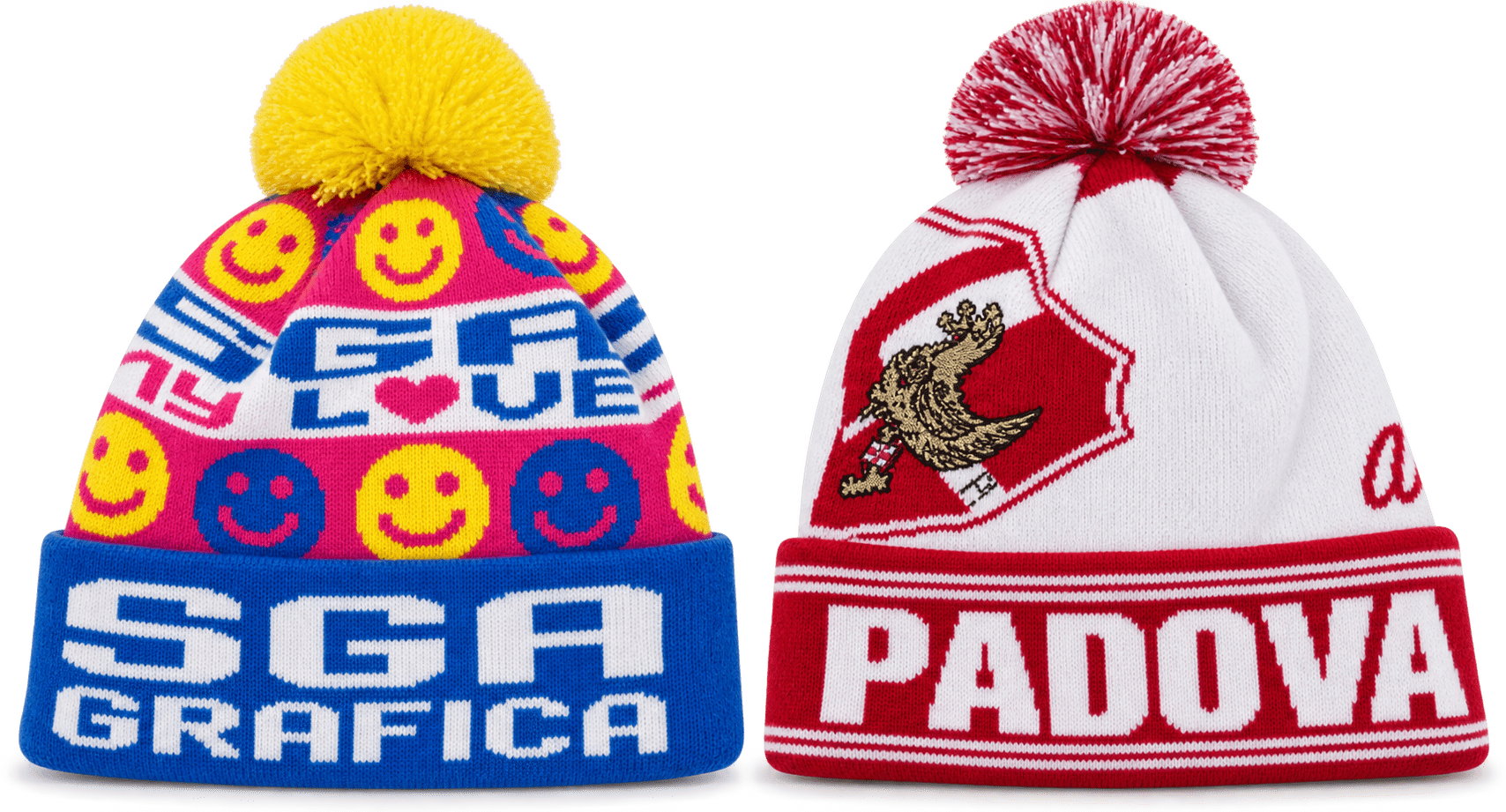 cuffie jacquard senza risvolto cuffie con risvolto