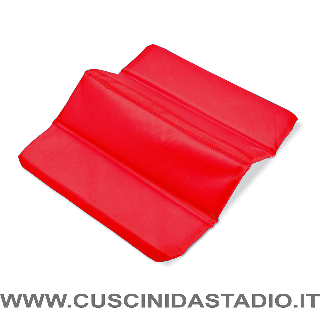 cuscino da stadio in pvc pieghevole rosso cuscino da stadio pieghevole rosso