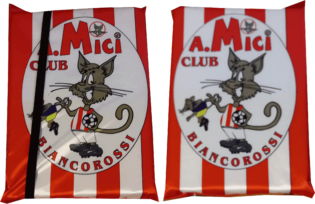 cuscini da stadio a libro semi impermeabili con elastico club amici Vicenza cuscini a libro semi impermeabili club amici