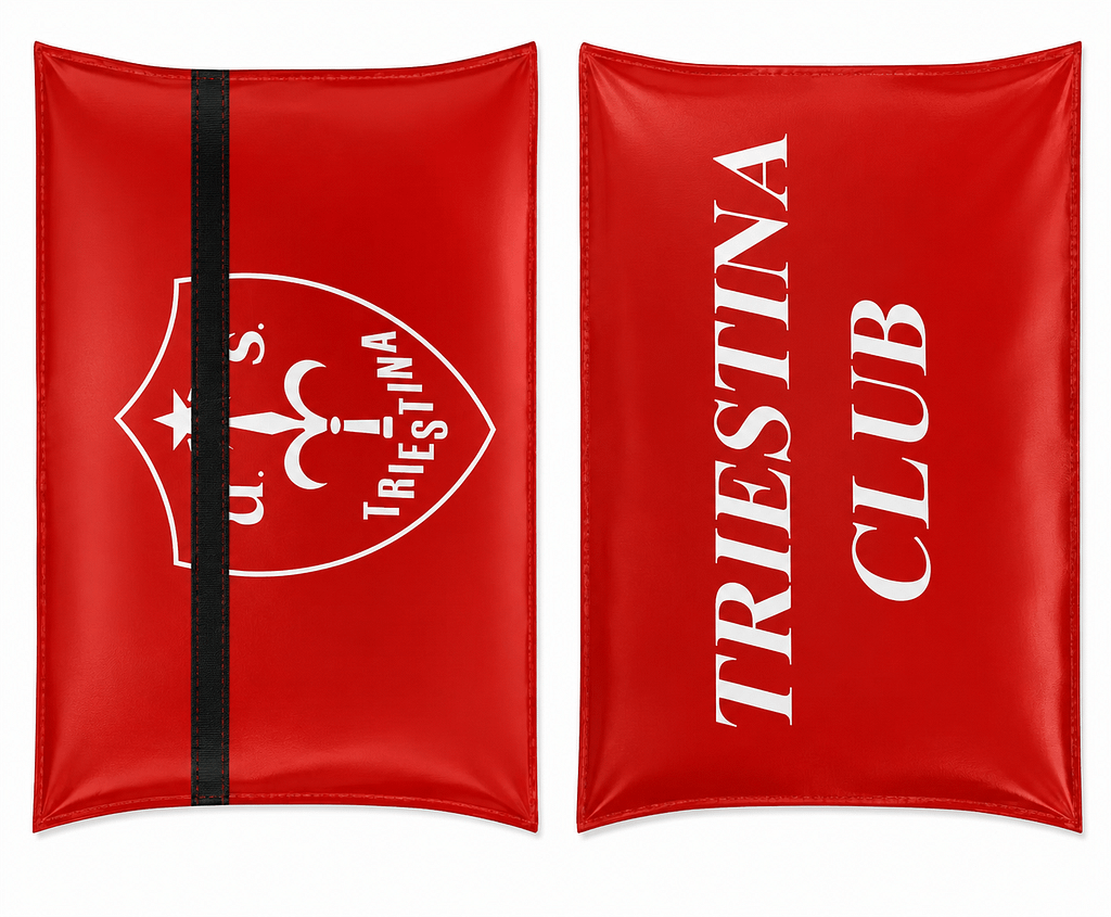 cuscino stadio in tessuto ignifugo triestina personalizzato cuscino stadio in tessuto ignifugo triestina