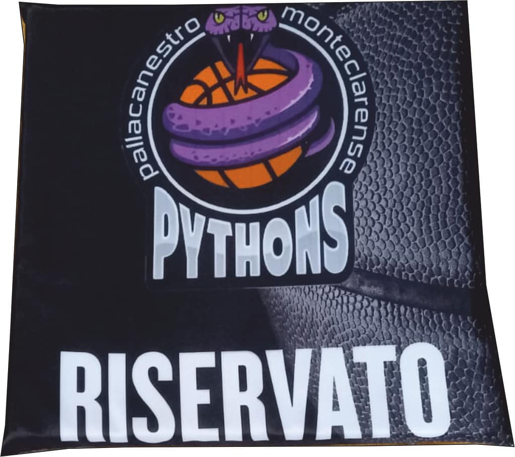 Cuscino Quadrato Pythons Basket personalizzato Cuscino Quadrato Pythons Basket