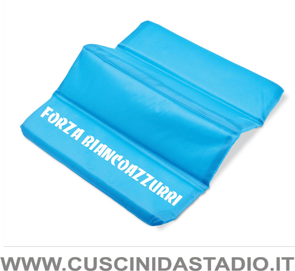 cuscini da stadio personalizzati forza bianco azzurri pieghevoli cuscini personalizzati forza bianco azzurri pieghevoli