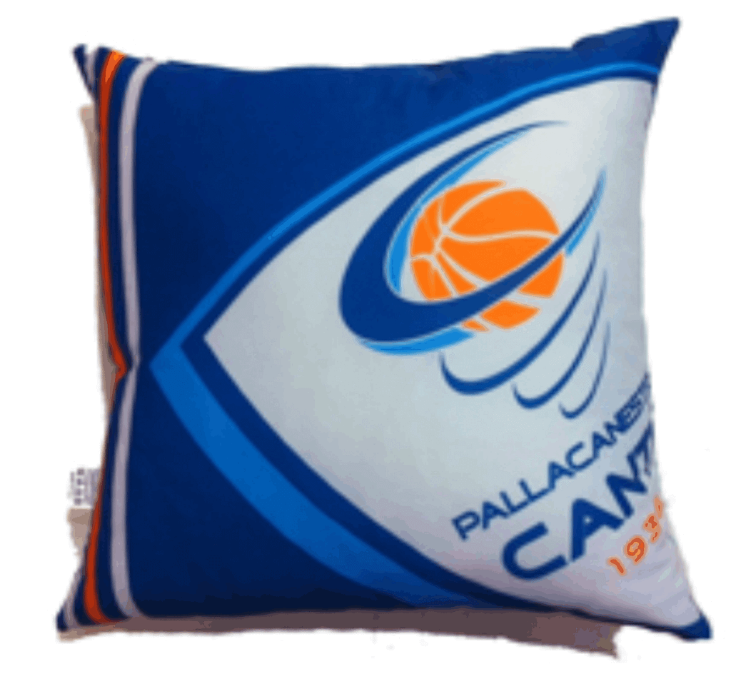 cuscino salotto personalizzato cantù basket con stampa digitale cuscino salotto personalizzato cantù basket