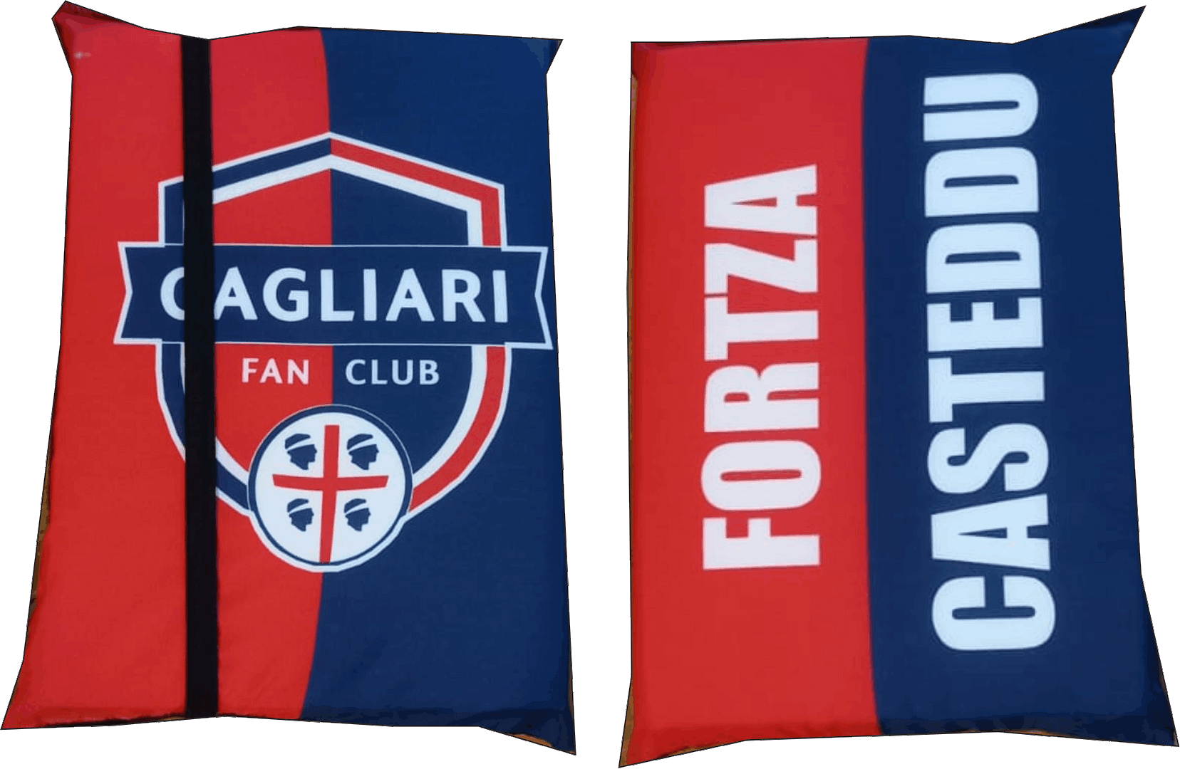 cuscino a libro con elastico cagliari fan club cuscino cagliari