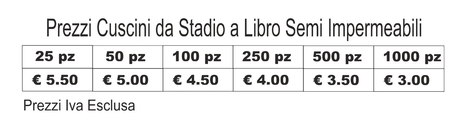 prezzi cuscini da stadio semi impermeabili prezzi cuscini da stadio semi impermeabili