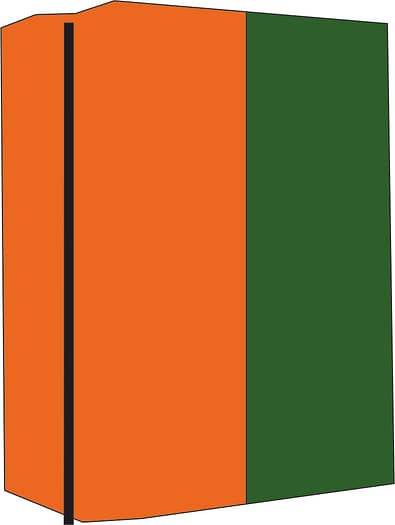 cuscini da stadio bicolori arancione verde personalizzato cuscini da stadio bicolori arancione verde