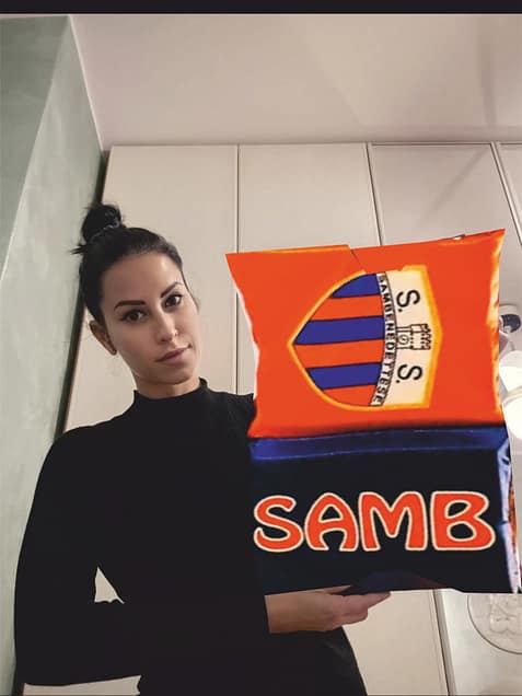 Cuscino da Stadio Samb Consegna Veloce personalizzato Cuscino da Stadio Samb Consegna Veloce