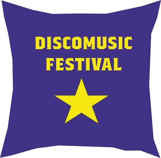 Cuscino da Salotto Discomusic Festival Personalizzato Cuscino da Salotto Discomusic Festival