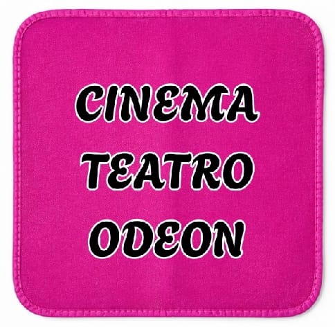 Cuscini da stadio Promozionali Cinema Teatro Odeon Personalizzato Cuscini da stadio Promozionali Cinema Teatro Odeon