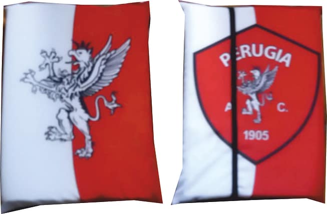 Cuscino ignifugo Perugia Calcio personalizzato Cuscino ignifugo Perugia Calcio