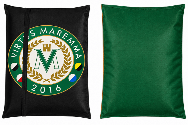 cuscini da stadio reversibili Virtus Maremma Personalizzato cuscini da stadio reversibili Virtus Maremma