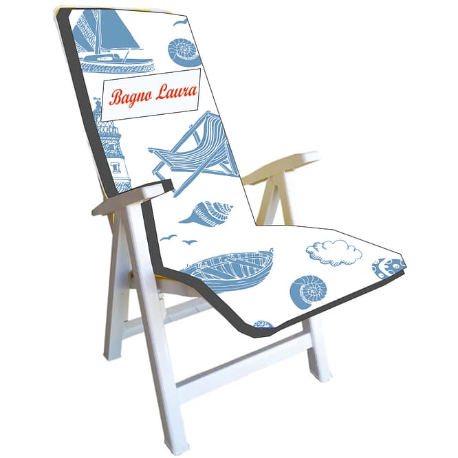 cuscino copri sdraio Bagno Laura personalizzato cuscino copri sdraio Bagno Laura