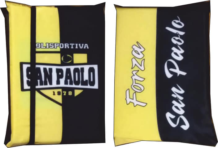 Cuscini da Stadio Reversibili San Paolo personalizzati Cuscini da Stadio Reversibili San Paolo