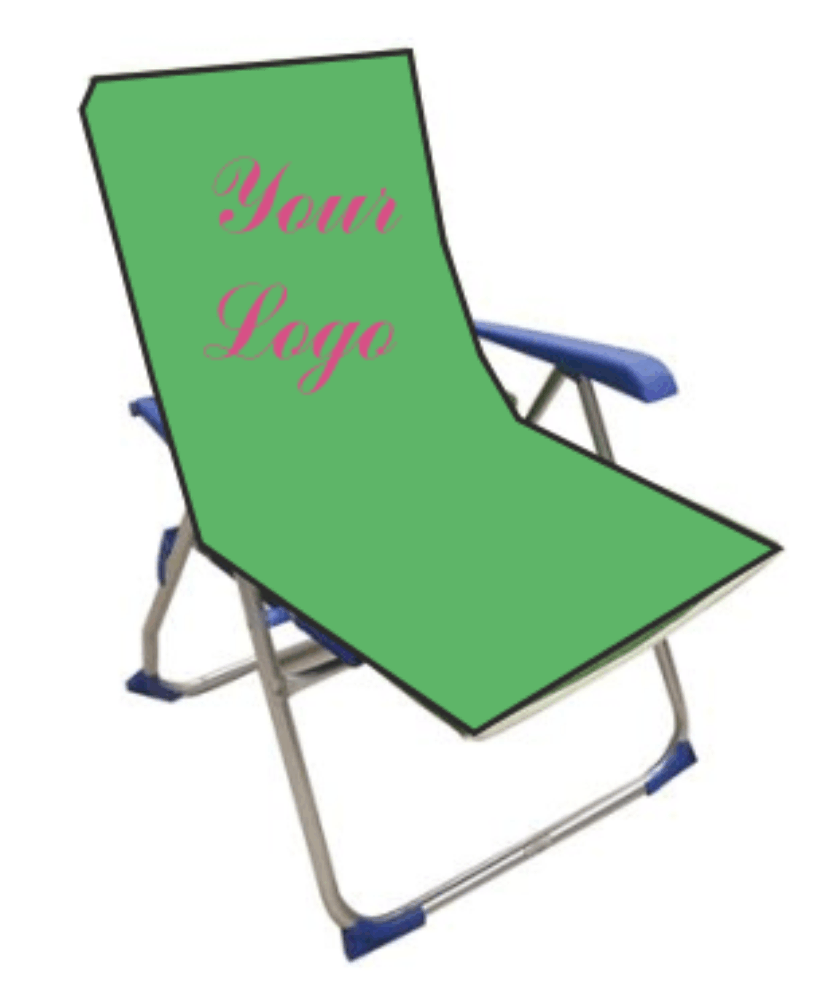 coprisdraio personalizzato in digitale di colore verde coprisdraio personalizzato di colore verde