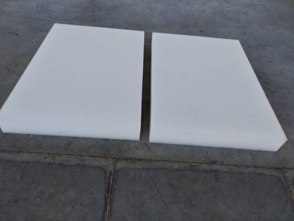 Set 2 Cuscini per Sedia da Giardino 40x40x5 cm in Dralon Allegro Verde