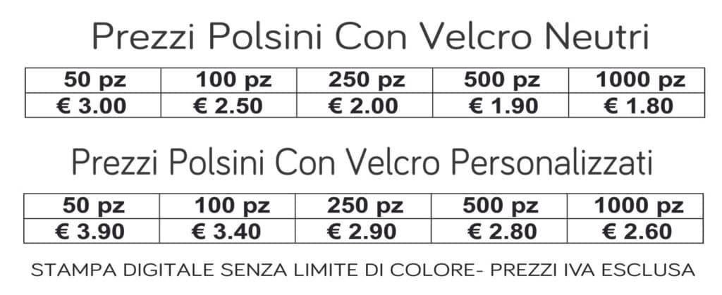 prezzi dei polsini elastici con velcro prezzi polsini elastici con velcro