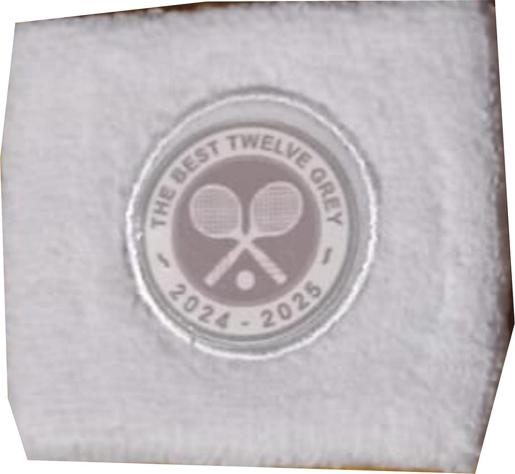 Polsino Tergisudore The Best Twelve Grey Personalizzato Polsino Tergisudore The Best Twelve Grey