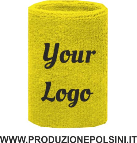 polsiera di colore giallo polsiera gialla
