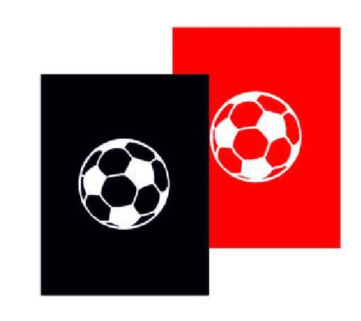 Polsini reversibili rosso e nero personalizzati Polsini reversibili rosso e nero