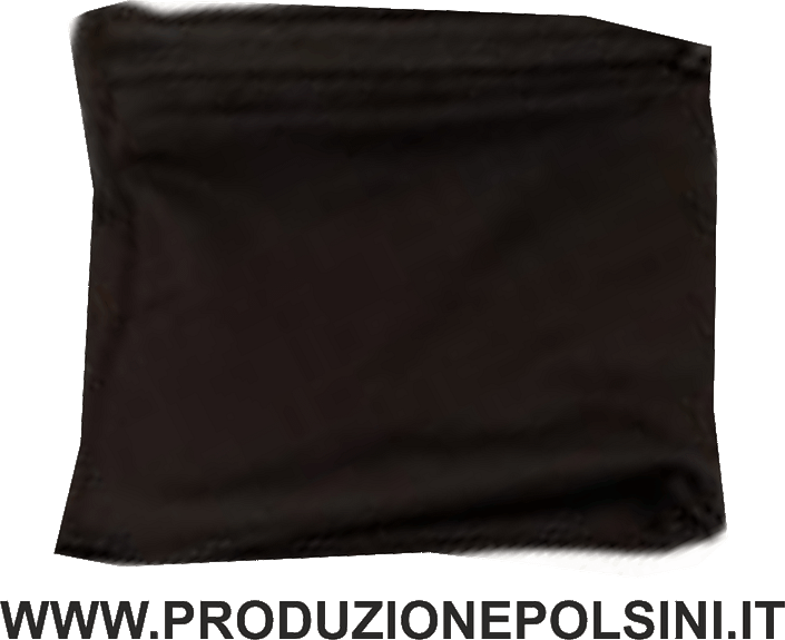 polsino con cerniera di colore nero polsino con cerniera nero