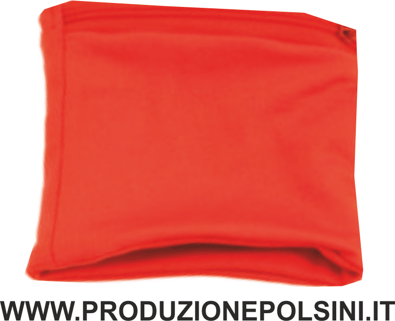 polsino con tasca di colore rosso polsino con tasca rosso