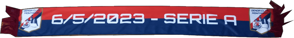 sciarpa genoa club montoggio sciarpa genoa club montoggio