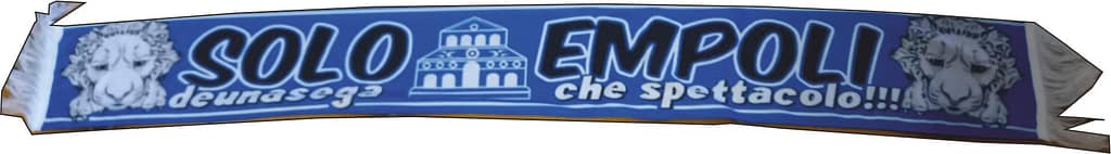 Sciarpa ultras personalizzata empoli in raso doppio Sciarpa ultras empoli in raso doppio