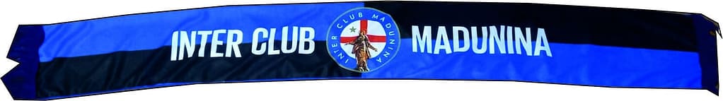 sciarpe raso personalizzate inter club madunina colore nero blu sciarpe raso personalizzate inter club madunina