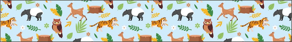 Sciarpa in seta piccole quantità con animali personalizzate. Sciarpa in seta piccole quantità con animali.