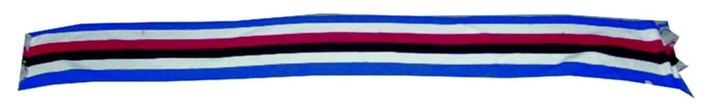 sciarpe in lana singola a bande blucerchiata sciarpa in lana blucerchiata