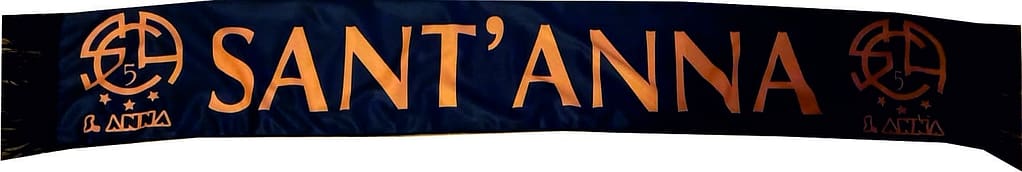 sciarpe raso personalizzate sant'anna sfondo nero sciarpe raso personalizzate sant'anna