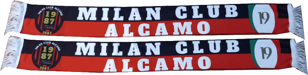sciarpe quattro stagioni doppie personalizzate milan club Alcamo sciarpe quattro stagioni doppie milan club Alcamo