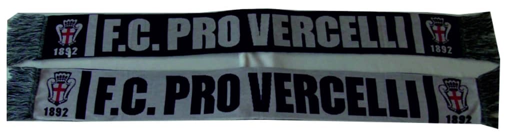 sciarpa in lana doppia pro vercelli sciarpa in lana doppia pro vercelli