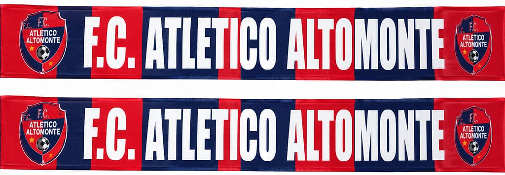 sciarpa atletico altomonte prsonalizzata sciarpa atletico altomonte