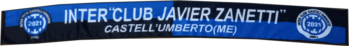 sciarpa economica personalizzata inter club zanetti sciarpa economica inter club zanetti