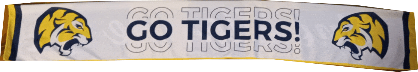sciarpe raso personalizzate go tigers sciarpe raso personalizzate tigers